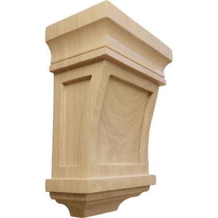 Ekena Millwork 5"W x 3"D x 7"H Santa Fe Corbel, Cherry COR05X03X07SFCH